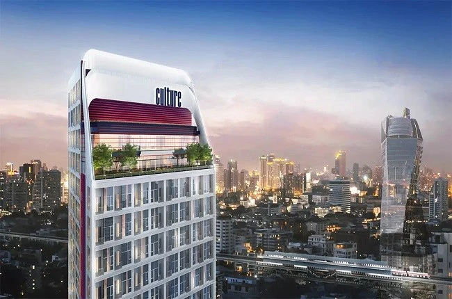 Selling down payment for Culture Chula, 2 bedrooms, 2 bathrooms, 11th floor, comes with a great price, I tell you, you must not miss it.