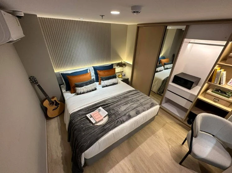 Selling down payment for Culture Chula, 11th floor here is comparable to the 15th-16th floors of other condos. The room position on one side is not co