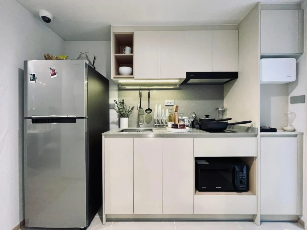 Down payment sale for Culture Chula. The upstairs bedroom is larger than other 1 Bedroom types. The ceiling is 4.3 meters high. Hurry and grab it now!