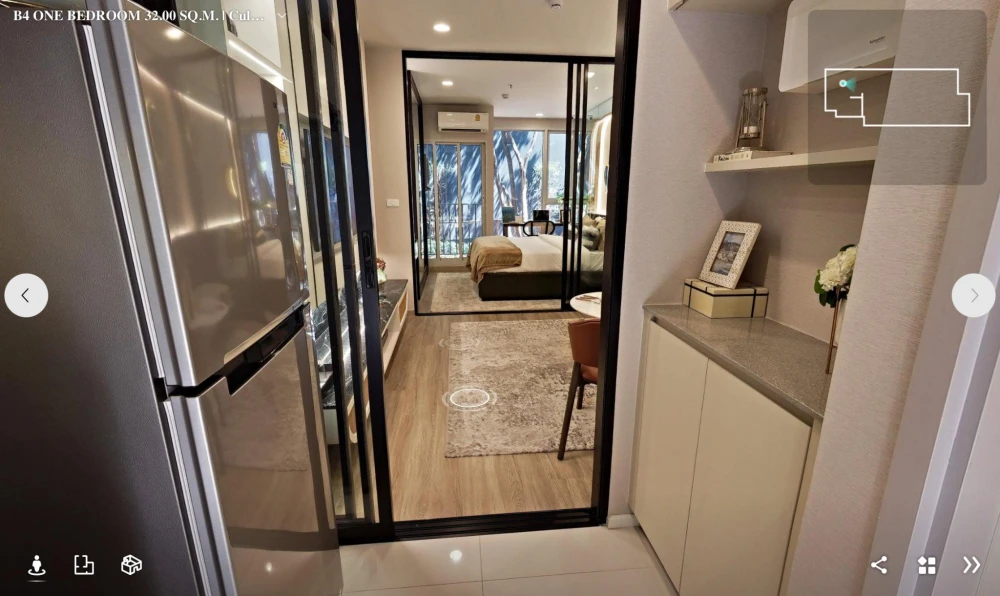 Down payment sale, Culture Thonglor, 17th floor, VVIP round, 1 Bedroom Simplex Type room, Thonglor view, must reserve.