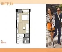 Down payment sale, Culture Thonglor, 18th floor, 1 Bedroom Simplex type, open and comfortable view, reserve now.