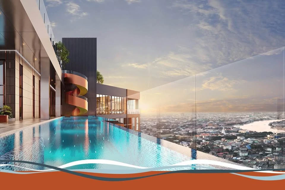Selling down payment FLO By Sansiri 1 bedroom, 1 bathroom, size 29 square meters, 7th floor, great location, if you don't reserve, you'll really miss