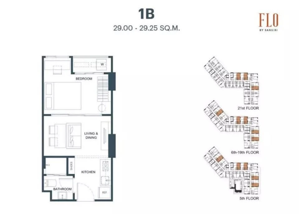 ขายดาวน์ FLO By Sansiri 1 ห้องน้ำ 1 ห้องน้ำ ทำเลดีมาก สิ่งอำนวยความสะดวกจัดเต็ม ตอบโจทย์ทุดความต้องการ