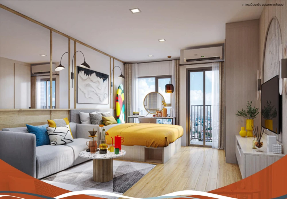 Selling down payment FLO by Sansiri, 14th floor, good project, good location, interested in owning, hurry and reserve now.