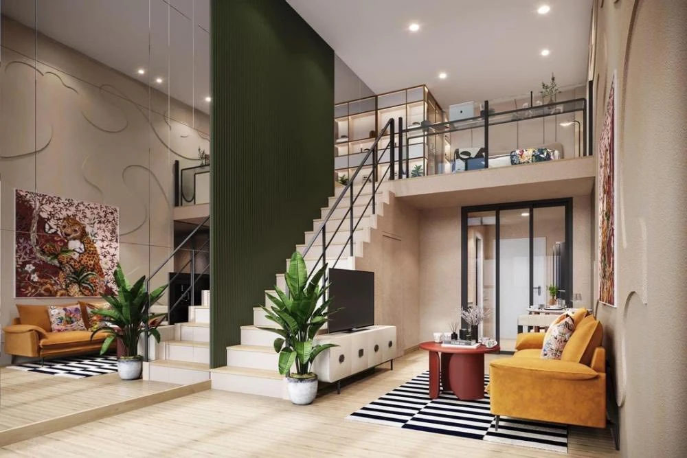 Down payment sale FLO by Sansiri, 20th floor, Duplex room, good project, good location, reserve now, urgent!