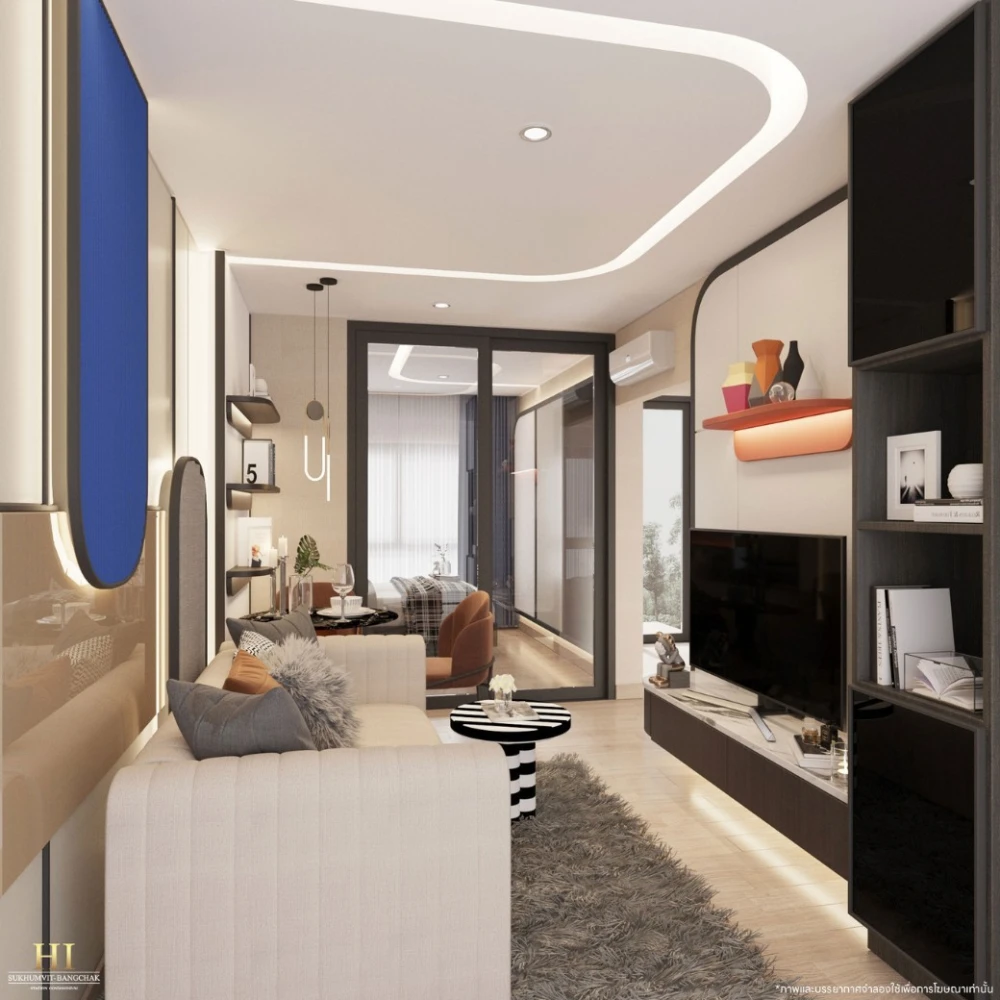 Down payment sale HI Sukhumvit - Bangchak Station, 4th floor, swimming pool view, good project, ready to move in, reserve now.