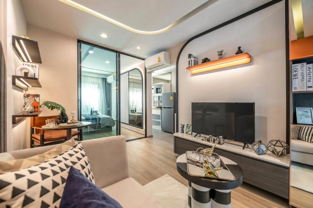 Down payment sale HI Sukhumvit - Bangchak Station, 7th floor, corner room, north facing, near BTS, reserve now, urgent!