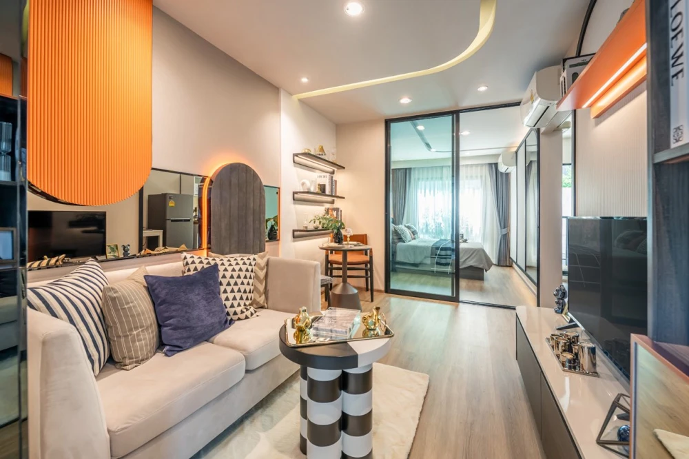 Down payment sale HI Sukhumvit - Bangchak Station, 7th floor, corner room, north facing, near BTS, reserve now, urgent!