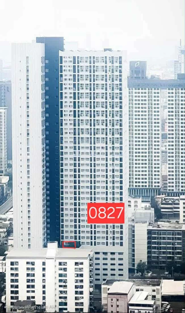 Down payment sale IDEO Ramkhamhaeng - Lam Sali Station, 8th floor, good project, nice location, book now, don't miss out.