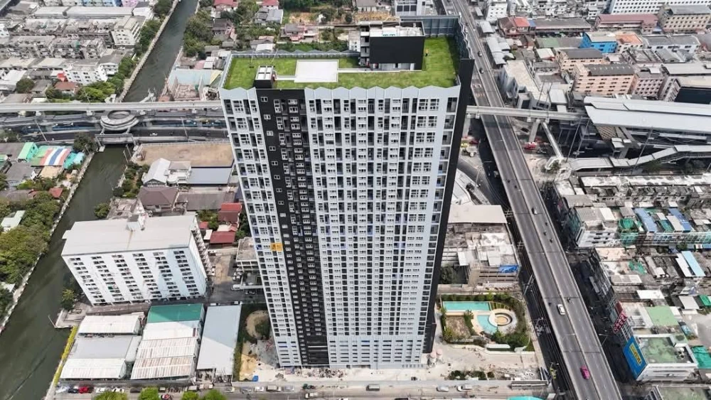 Down payment sale IDEO Ramkhamhaeng - Lam Sali Station, studio room, 24th floor, high view, hurry up and reserve it now.