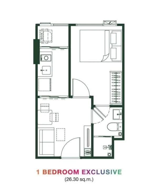Selling down payment for Kave Luminous Bangmod, corner unit, less crowded, great location, beautiful garden view. You'll regret missing out!