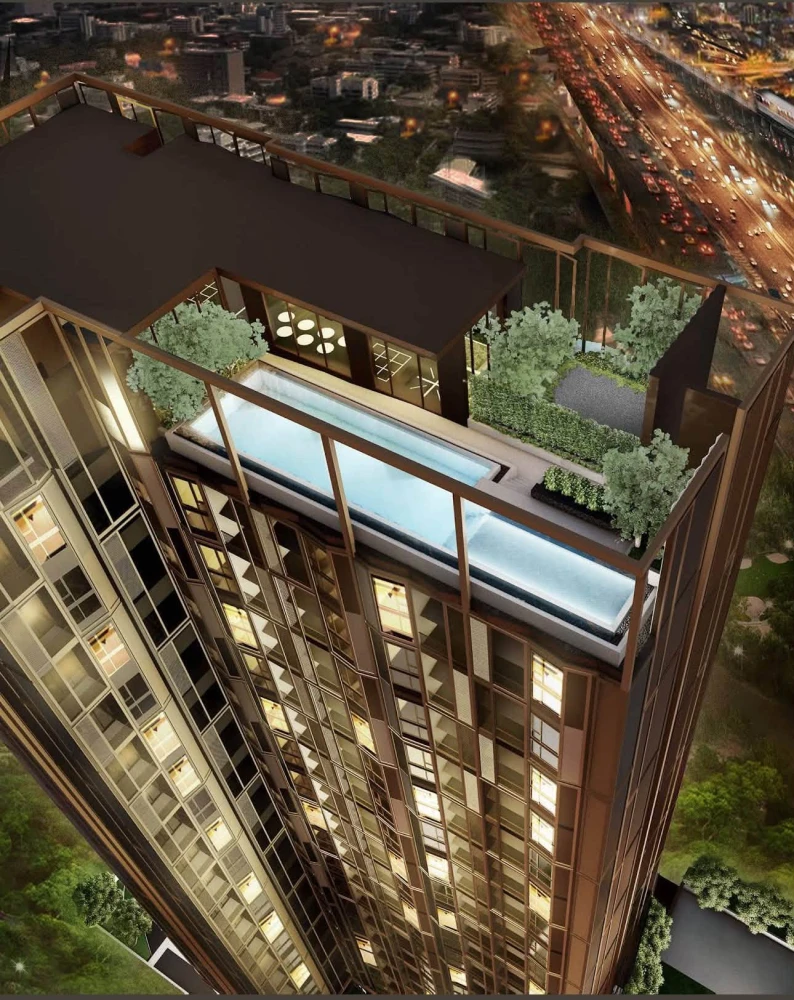 Down payment resale: Landmark at Kasetsart TSH Station. Duplex Flexi condo, 2 bedrooms, 2 bathrooms. High ceilings, airy and spacious. Located right n