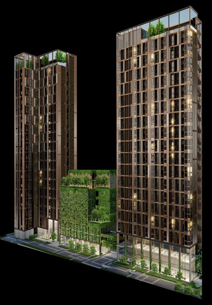 Selling down payment for Landmark at Kasetsart TSH Station, Flexi room, high ceiling, very airy, great price, buy now!
