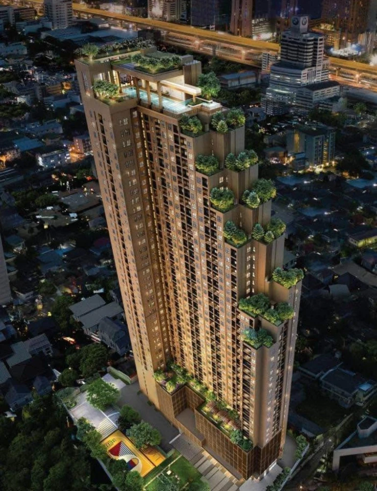 Down payment sale for Metris District Ladprao, 1 bedroom, 1 bathroom, good location, comes with complete facilities, reserve now.