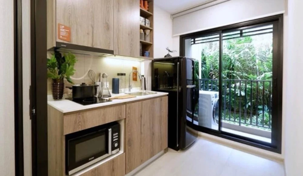 Down payment sale for Metris District Ladprao, 1 bedroom, 1 bathroom, good location, comes with complete facilities, reserve now.