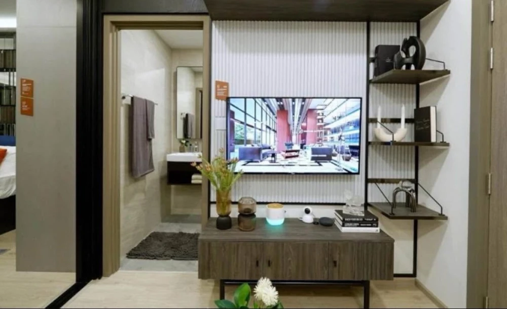 Down payment sale for Metris District Ladprao, 1 bedroom, 1 bathroom, good location, comes with complete facilities, reserve now.