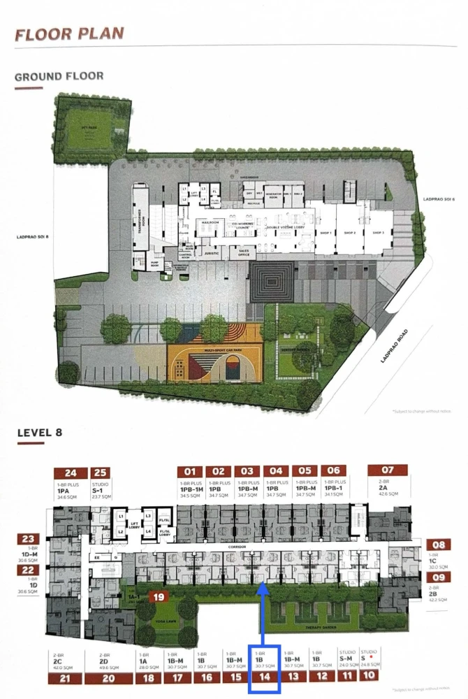 Down payment for sale, Metris District Ladprao, 10th floor, pleasant garden view, pets allowed, animal lovers, don't miss out.