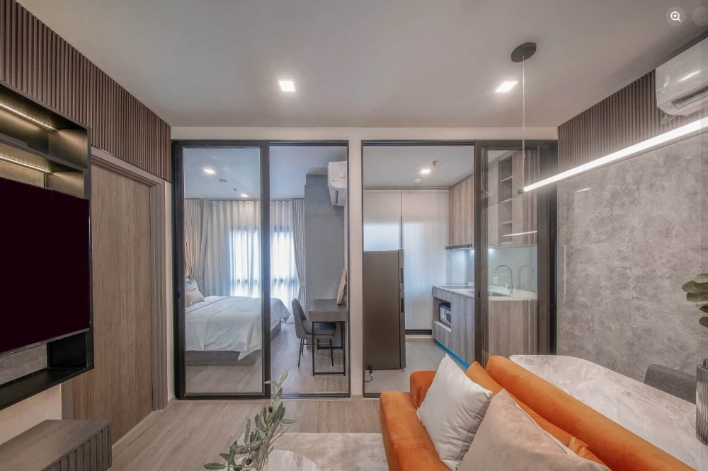 Selling down payment for Metris District Ladprao, high floor, garden view, affordable price, pet owners must not miss it.