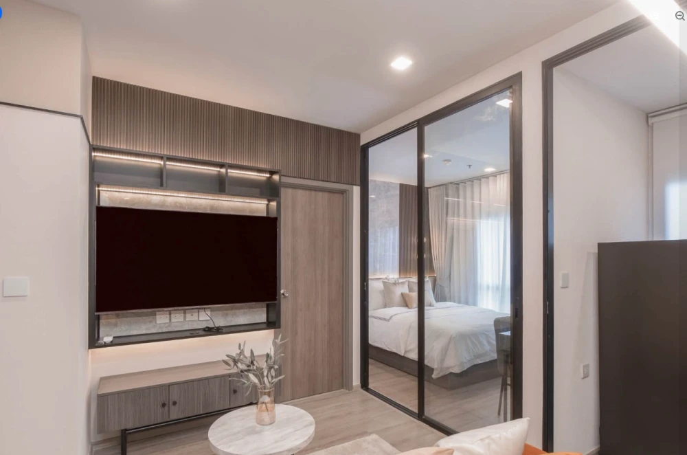 Selling down payment for Metris District Ladprao, high floor, garden view, affordable price, pet owners must not miss it.