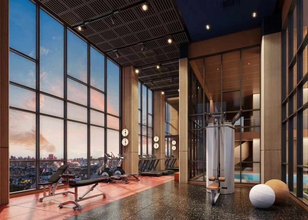 Selling down payment for Metris District Ladprao, 23rd floor unit. Excellent location with unobstructed views of Union Mall and Chatuchak Park, includ