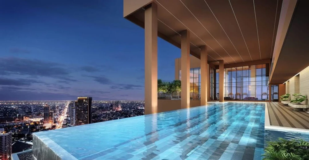 Selling down payment for Metris District Ladprao, 23rd floor unit. Excellent location with unobstructed views of Union Mall and Chatuchak Park, includ