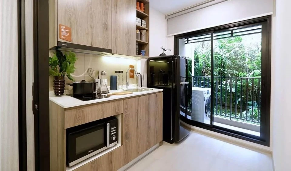 Down payment sale Metris District Ladprao, nice room, lots of usable space, good location, excellent common area, don't miss it.