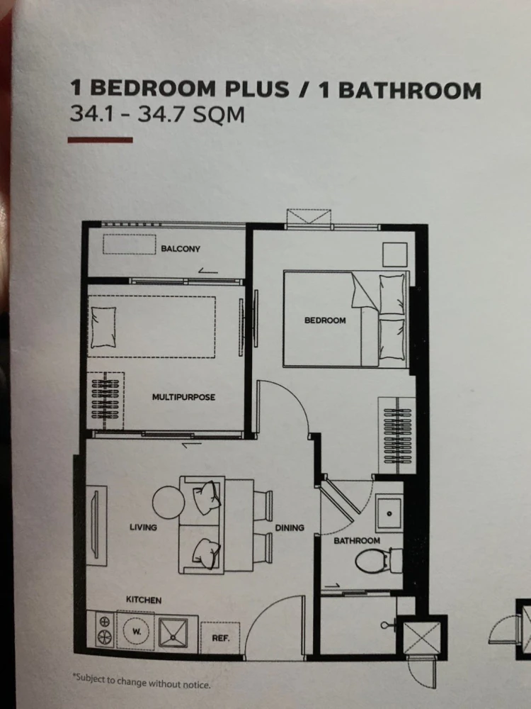 Down payment sale for Metris District Ladprao. Nice room, lots of usable space, pets allowed. Good like this, hurry and reserve now.