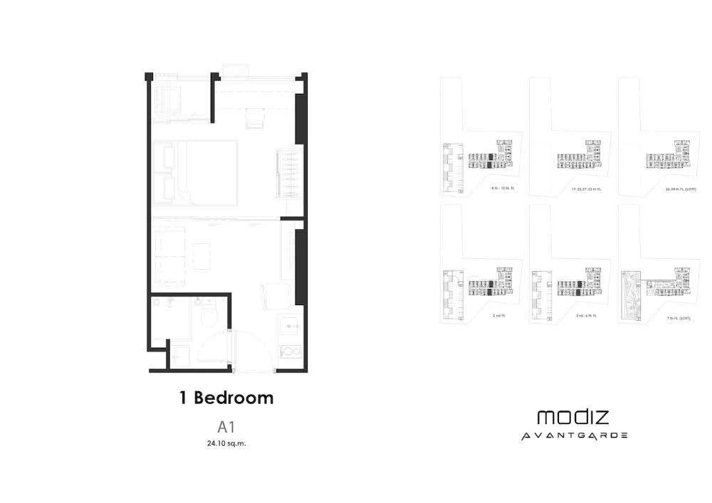 Down payment for sale: Modiz Avantgarde, 6th floor, good project, great location, reserve now, don't miss out, hurry!