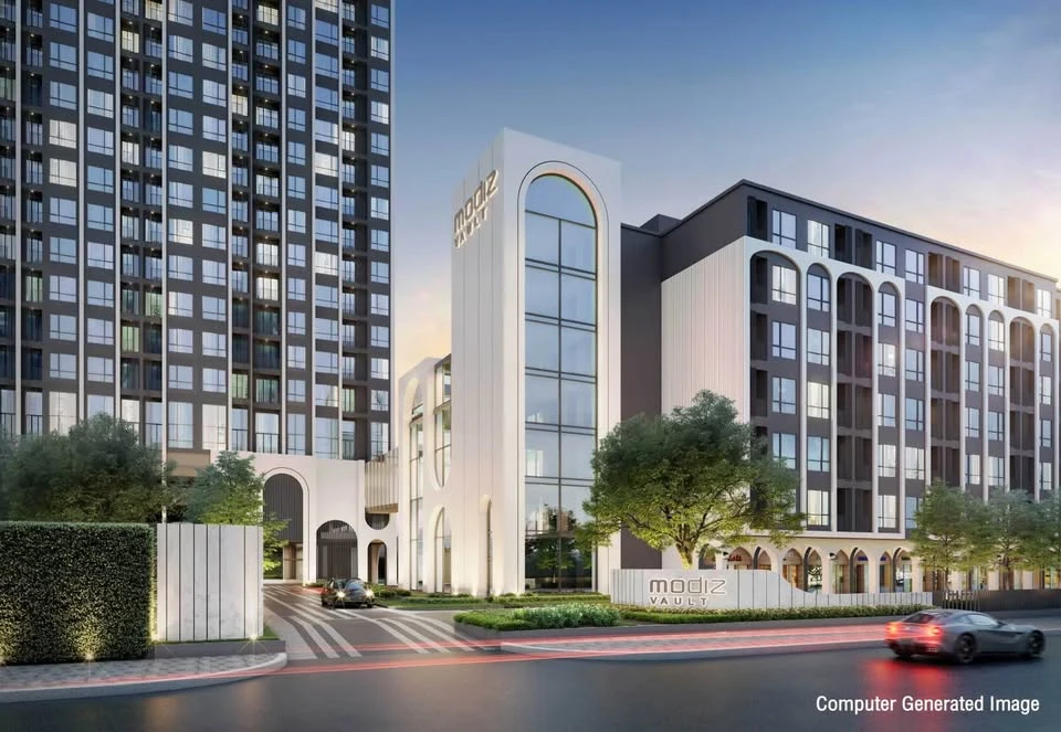 Selling down payment Modiz vault Kaset Sripatum, 4th floor, 2-storey loft room, garden view, corner room, hurry and reserve before you miss out!