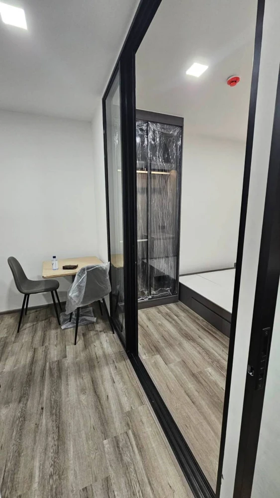 Down payment for sale: Modiz Vault, Kaset-Sripathum, size 24.5 sq m., 10th floor, view of Kasetsart University, with furniture, reserve now.