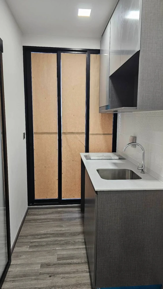 Down payment for sale: Modiz Vault, Kaset-Sripathum, size 24.5 sq m., 10th floor, view of Kasetsart University, with furniture, reserve now.