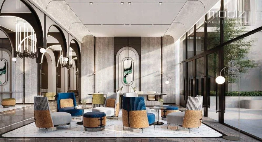 Selling down payment Modiz Vault Kaset Sripathum, good feng shui, facing north, view of the central garden, receive wind, receive wealth, like this, m