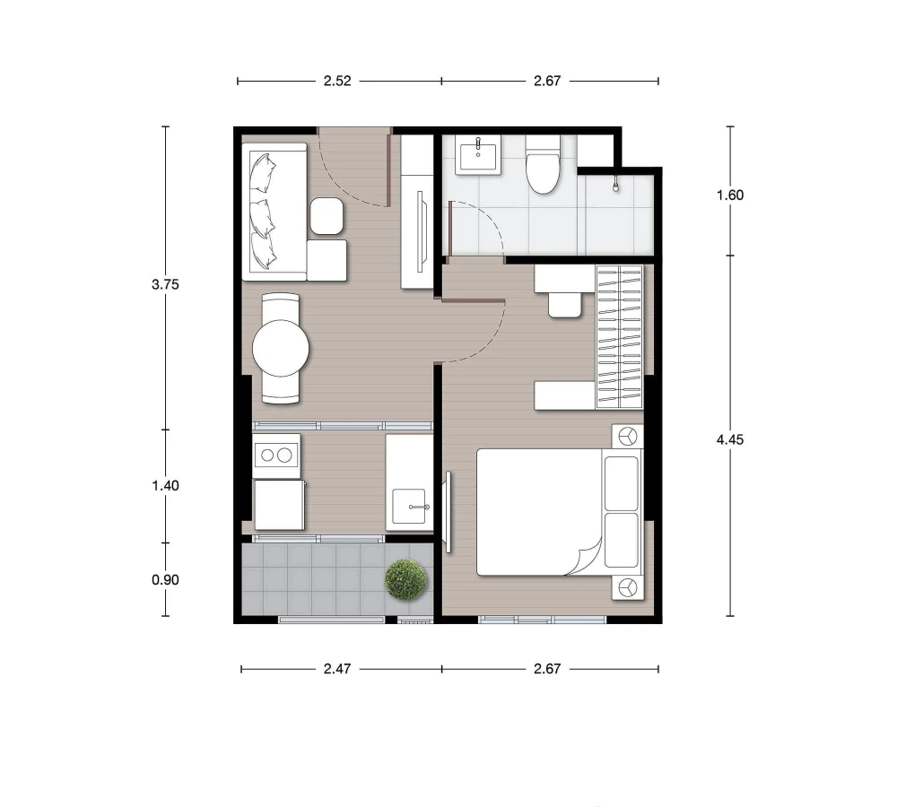 Selling down payment Noble NUE Mega Plus Bangna 16, view of Mega side, good project, worth living, hurry and reserve now, urgent.