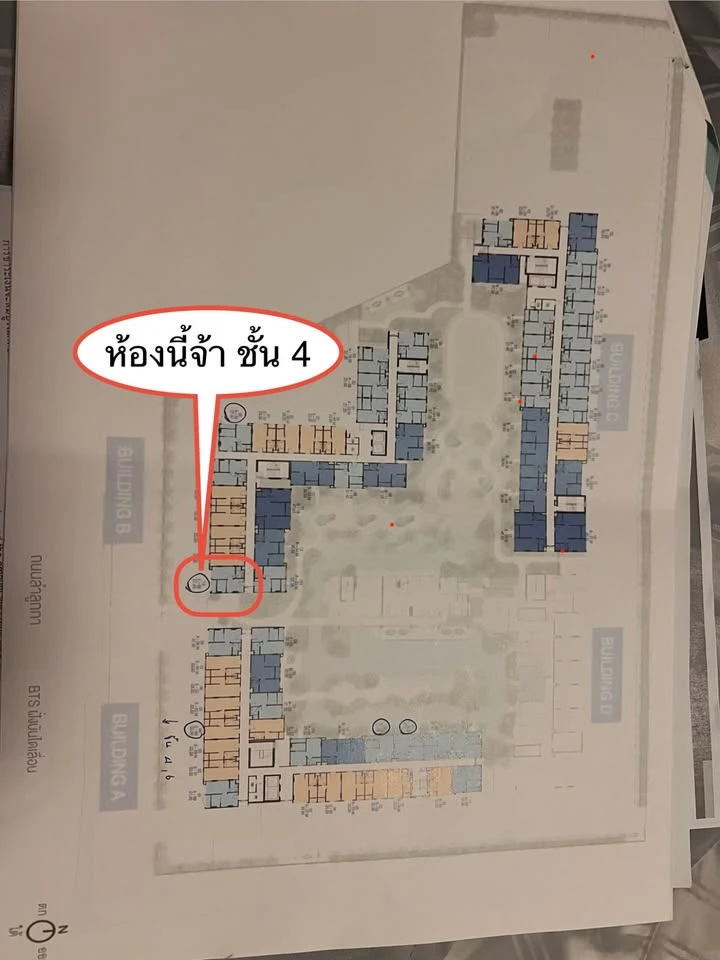 Selling down payment for Nue Coast Khu Khot Station, a rare item unit with BTS view, closest to the station escalator. Move-in ready. images