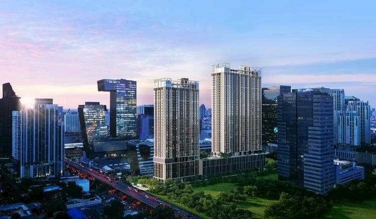 Down payment sale NUE District R9, 26th floor, high floor, open view, north direction, room is not hot, private room location, corner room.