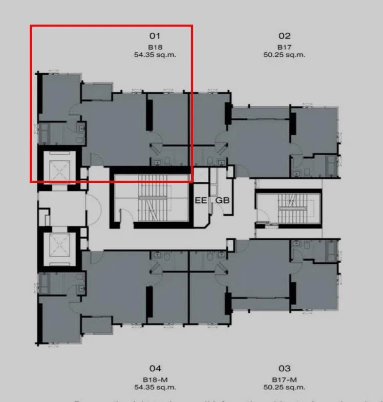 Down payment sale for NUE Riverest Ratburana, 2 bedrooms, 2 bathrooms, lots of usable space, good location, hurry and reserve now!