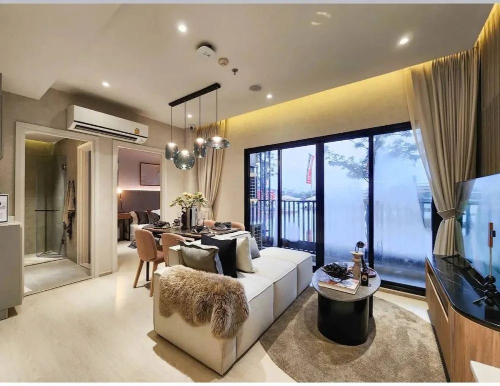 Selling down payment for NUE RIVEREST Ratburana, 2 bedrooms, 10th floor, river view. Interested in owning one? Book now!