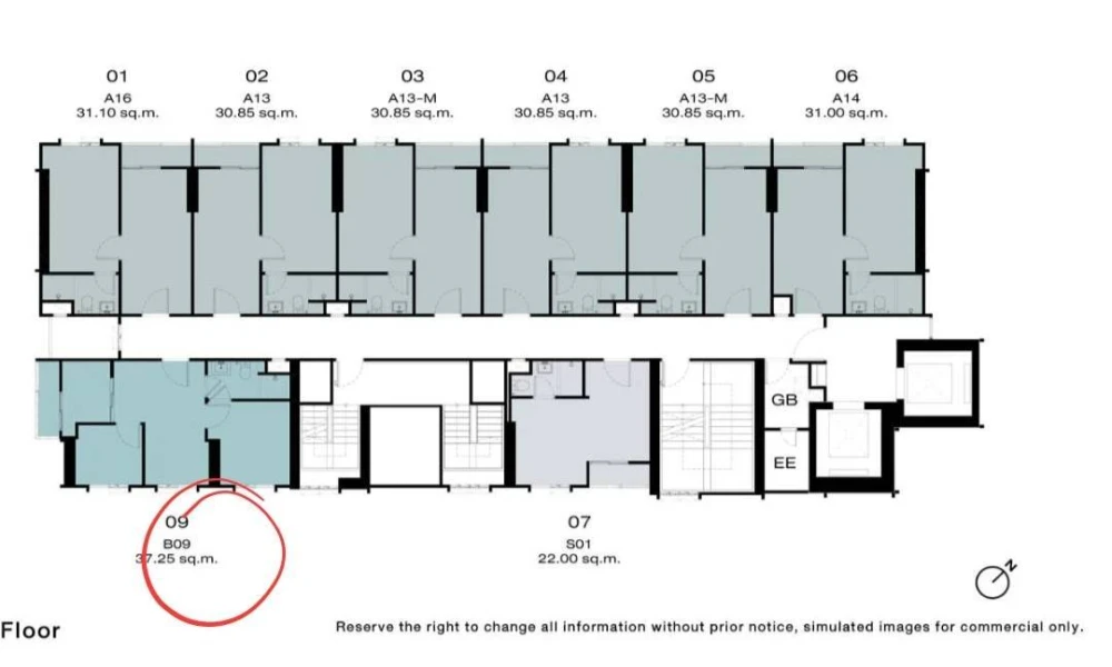 Down payment sale for NUE RIVEREST Ratburana, corner room with privacy, lots of usable space, beautiful view, reserve now!