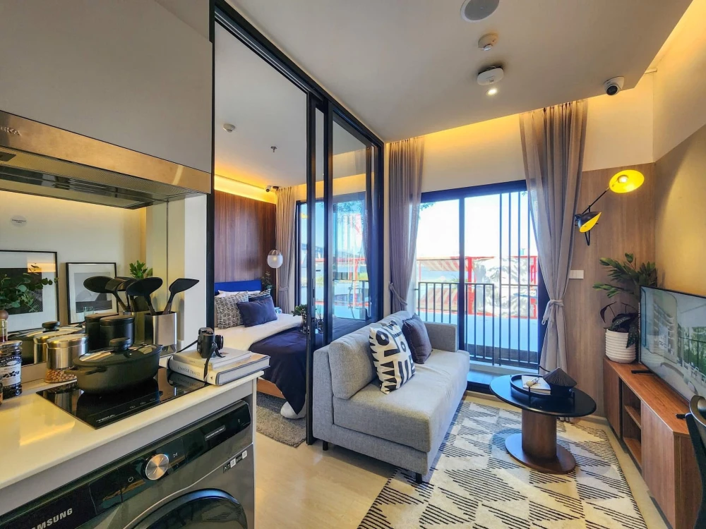 Selling down payment on NUE RIVEREST Ratburana, large room, comfortable living, good project, if interested, hurry and reserve now.