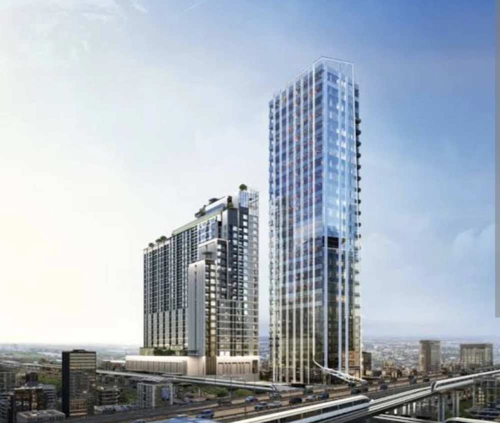 Selling down payment Origin Place Bangna, 15th floor, 1 Bedroom plus room, good project, reserve now!