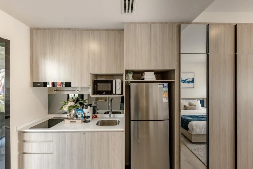 Down payment sale for Origin Place Bangna, corner room, not crowded, convenient location, beautiful view, reserve now!