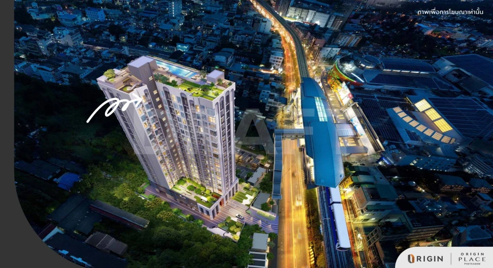 Selling down payment for Origin Place Phetkasem, 22nd floor unit, beautiful unblocked view, full amenities. Book now!