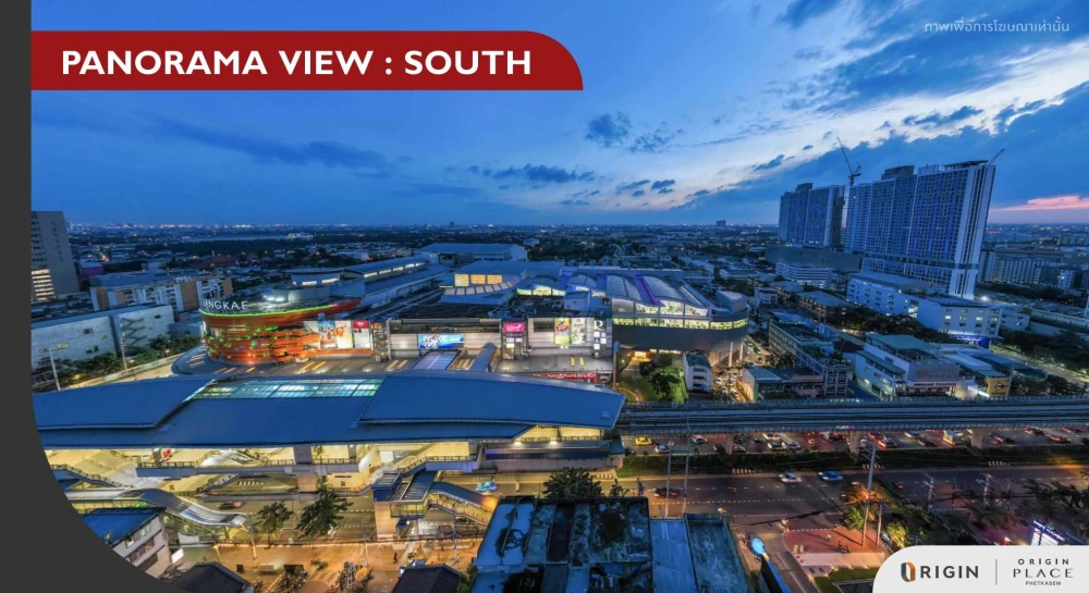 Selling down payment for Origin Place Phetkasem, 22nd floor unit, beautiful unblocked view, full amenities. Book now!