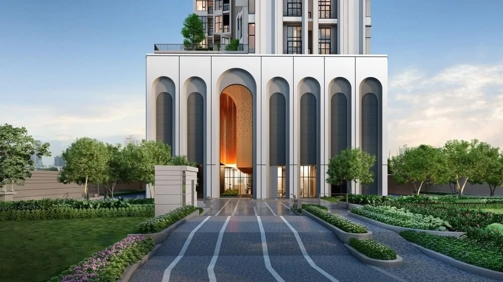 Down payment sale for Origin Place Phetkasem, Duo Space room type, pets allowed, high floor, north facing, open, airy, not hot, no blocked view..