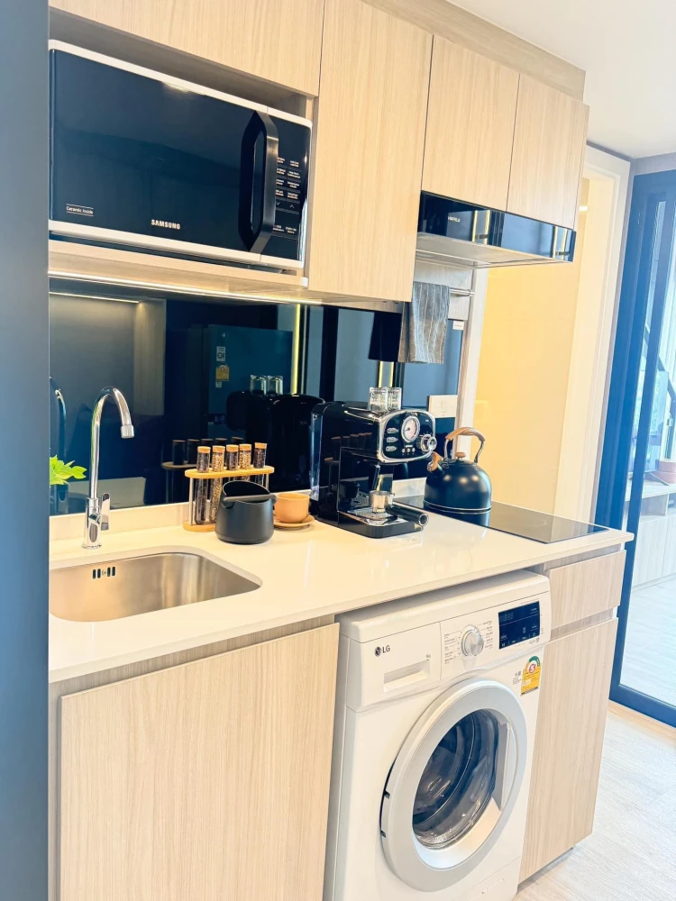 Selling down payment Origin Place Taopoon Interchange, 10th floor, good project, near MRT Taopoon, interested, hurry and reserve now.