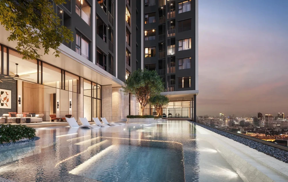 Down payment sale for Origin Place Taopoon Interchange, a nice room, good location, 10th floor, beautiful view, not blocked, don't miss it.