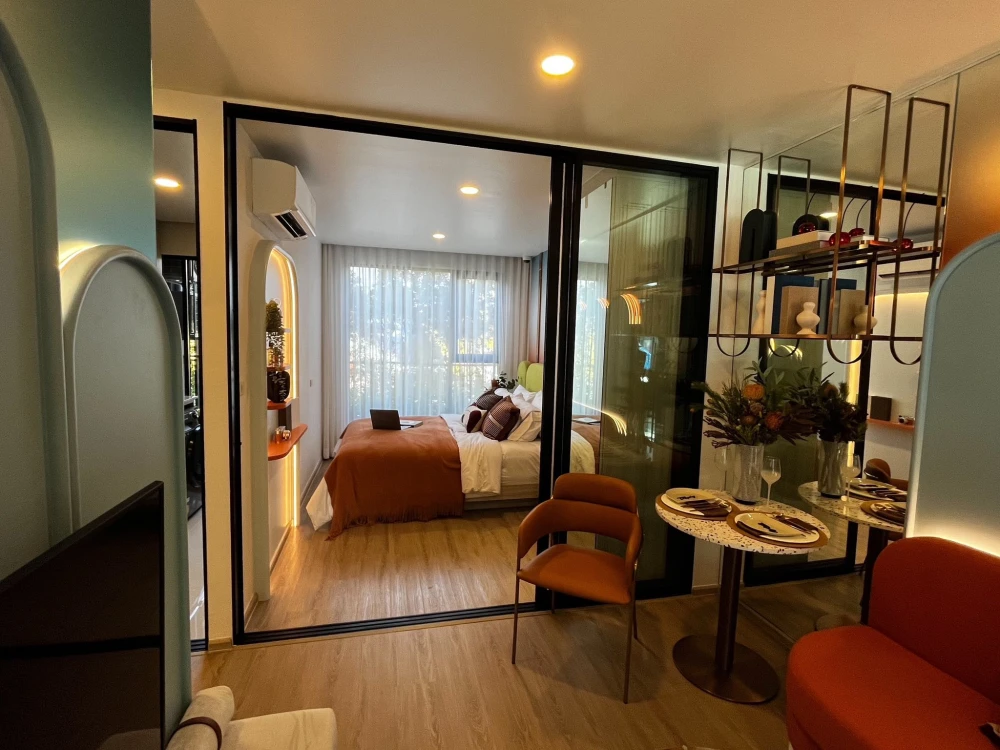 Down payment sale Origin Play Bangkhunnon Triple Station, beautiful view, high floor, good project, reserve now.