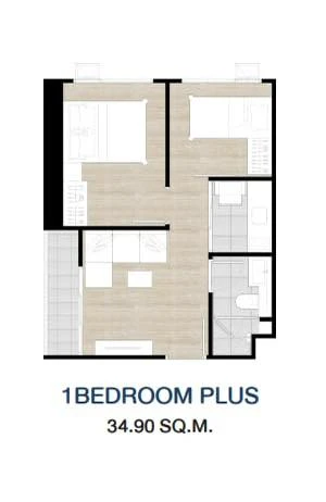 Selling down payment for Origin Play Bangkhunnon Triple Station, corner unit, less crowded, great location, convenient transportation. Book now!