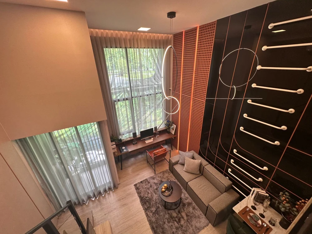 Down payment for sale Origin Plug & Play Srinakarin, 19th floor, open view, garden view + city view, open, no buildings blocking, reserve now
