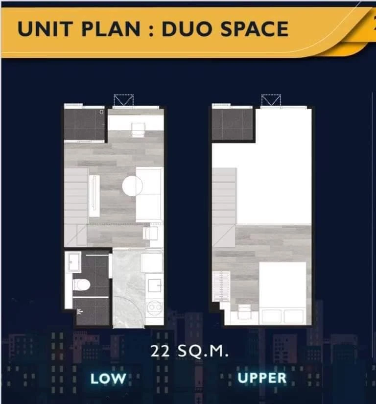 Selling down payment Origin Plug & Play Srinakarin, Duo Space room, 4.20 meter high ceiling, lots of freebies, you will regret it if you miss it.
